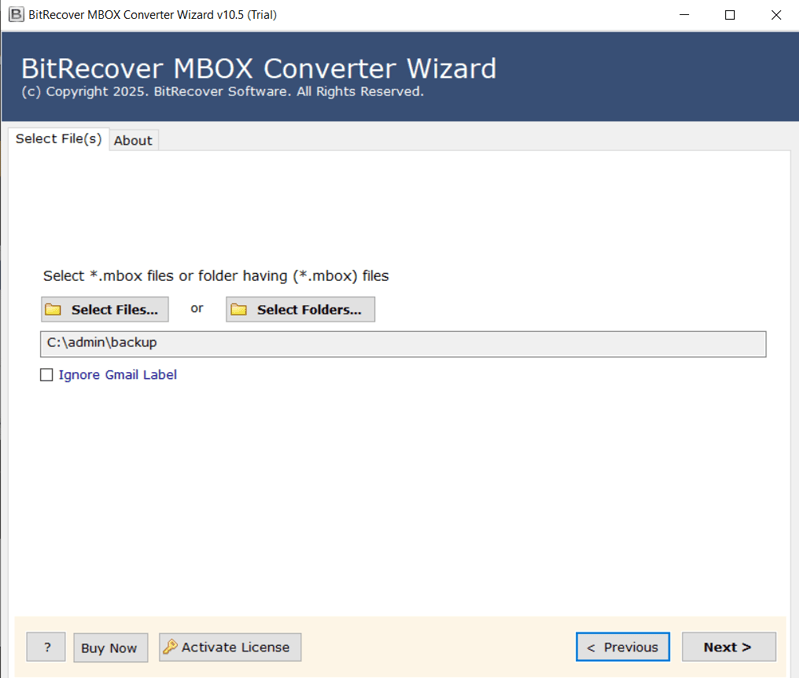 Select files or folders